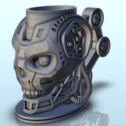 Humanoid robot dice mug (5)