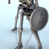 Set of 7 warriors  skeletons (+ pre-supported version) (17)