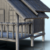 Wooden cabin on stilts with large terrace (10)