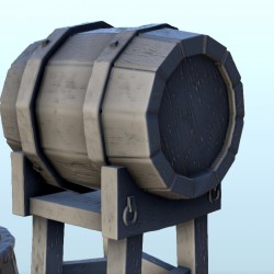 Set of medieval barrels (1)