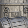 Bar pirate en forme de tonneau (6)