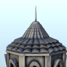 Tour médiévale avec un toit en tuiles (7)