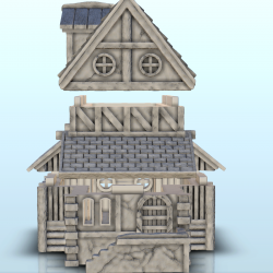 Maison de village à multiples étages (4)