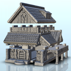 Maison avec auvent et fenêtre de toit (6)