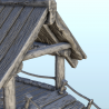 Passerelle en pierre avec toit en bois et rampe d'accès (12)
