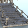 Passerelle en pierre avec toit en bois et rampe d'accès (12)