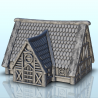 Maison médiévale avec toit de tuiles (14)
