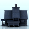 Slavic orthodox wooden church with bell tower (4)