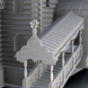 Grand palais slave avec superbe double escalier d'accès (13)