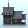 Église slave en bois avec auvent et tour (14)