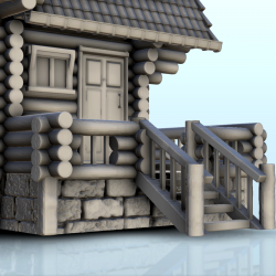 Slavic fancy log house with terrace (16)