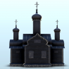 Large slavic church with canopy and several towers (18)