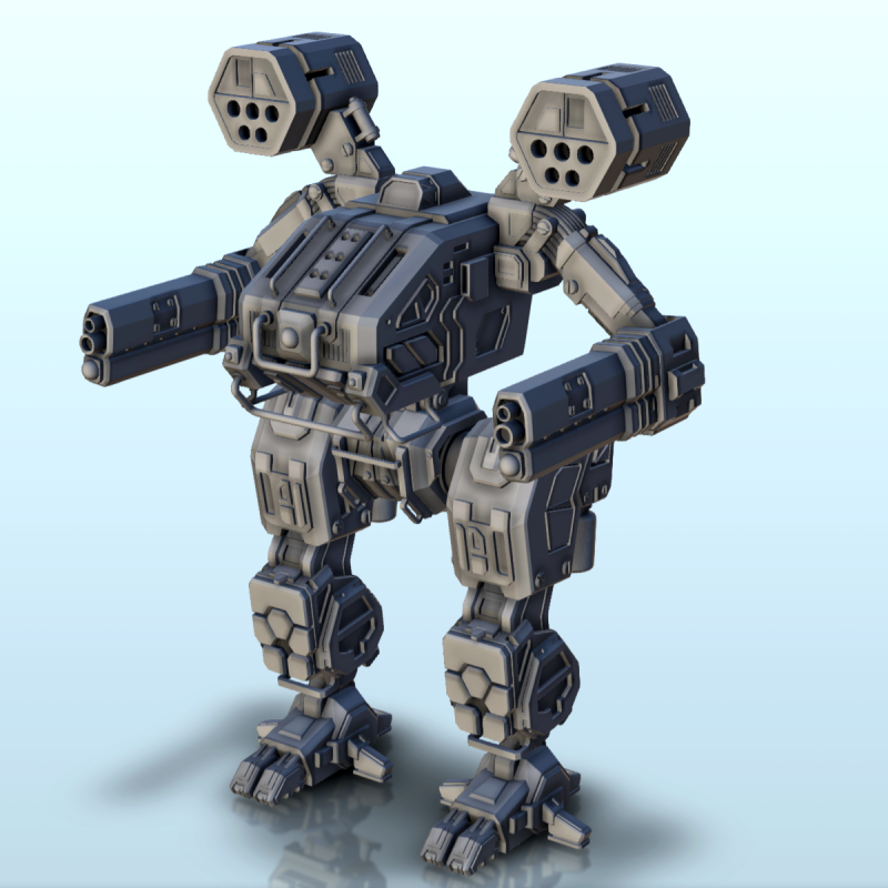 Hartolia miniatures | Phodall combat robot (17) | STL file for 3D printing