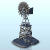 Windmill of pumping in wood (14)