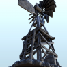 Windmill of pumping in wood (14)