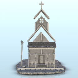 Eglise en bois avec auvent (19)