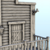 Vieille maison avec drapeau et escalier en bois (22)