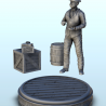 Merchant with bowler hat and boxes of goods (13)