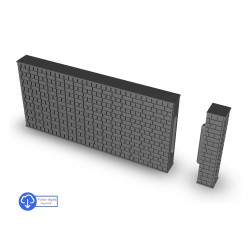 Brick wall modular system