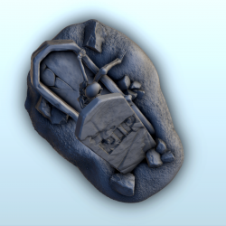 Squelette sortant d'un cercueil en pierre (3)