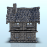 Maison médiévale en pierre et bois (2)