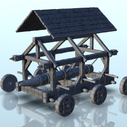Six-wheel siege ram (1)