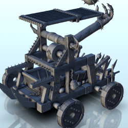Chaos catapult with spikes, bones and organic catapult hand (3)