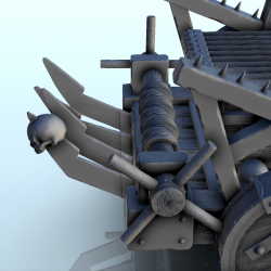 Chaos catapult with spikes, bones and organic catapult hand (3)
