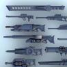 Set of Sci-Fi weapons (5)