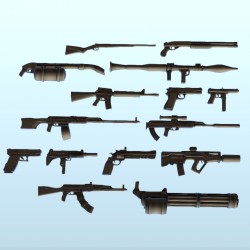 Set d'armes modernes 4