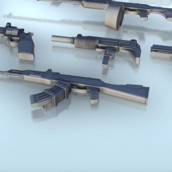 Set of Modern weapons (4)