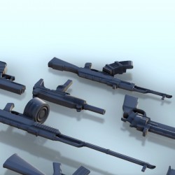 Set of Modern weapons (4)