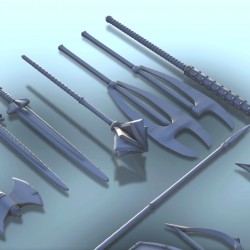 Set of Medieval weapons (1)