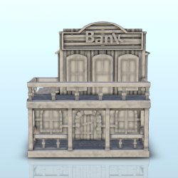 Bank building with canopy and balcony (8)