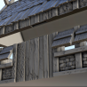 Bâtiment viking avec toit en pente (4)