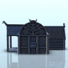 Scandinavian house with large canopy and ornaments (9)