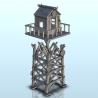 Wooden watchtower with guardhouse (11)