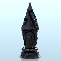 Magic totem made of carved stone (5)