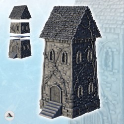 Medieval tower with several...