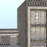 Grand hôpital en pierre avec échelles et baies vitrées (5)