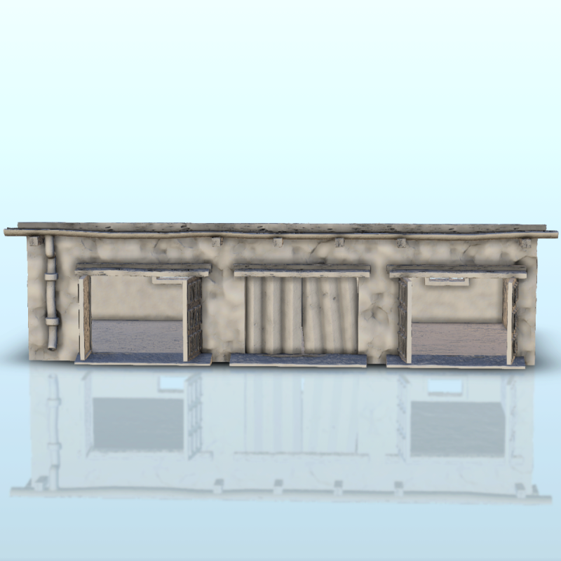 Hartolia miniatures | Barn with double doors (9) | STL file for 3D printing