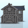 Medieval wooden house with tile roof (7)