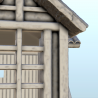 Maison médiévale en bois avec toit de tuiles (7)