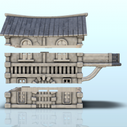 Medieval house with large suspended floor terrace (9)