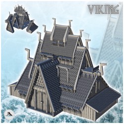 Viking pagan temple