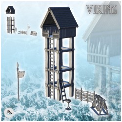 Viking wooden outpost