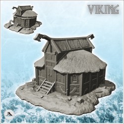 Raised Viking attic with...