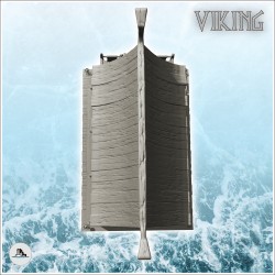 Viking armory with stone platform and columns (3)