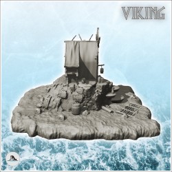 Viking mystic rites altar on rock (8)