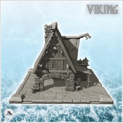 Large Viking mansion with stairs and canopy (11)